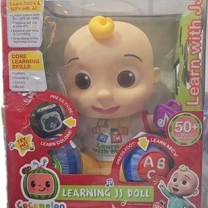 CoComelon Learning JJ Doll With Lights & 50+ Learning Phrases - Sealed New